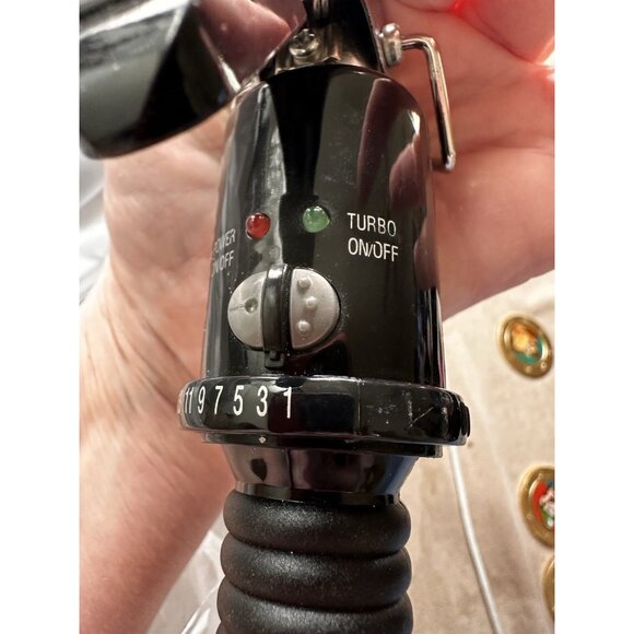 CONAIR 3/4" Instant Heat Curling Iron Chrome and Black 25 Settings Tested Works - Picture 16 of 16